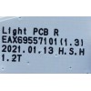 LEDS PARA ILUMINACION DE MONITOR LG / NUMERO DE PARTE EAX69557101 / EAX69557001 / PANEL LM270WR8(SS)(A1) / MODELO 27GP950-B.AUSOMPN